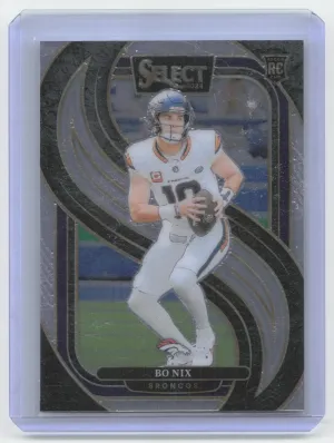 Bo Nix Rookie 2024 Panini Select Denver Broncos