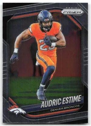 Audric Estime 2025 Panini Prizm Denver Broncos