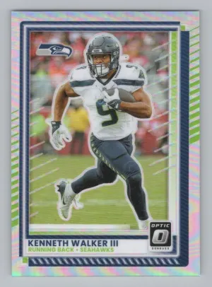 Kenneth Walker III 2025 Donruss Optic Holo Seahawks