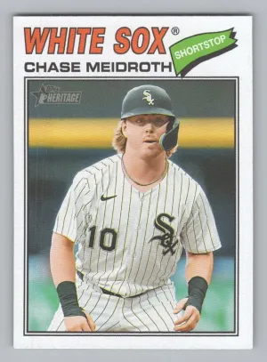 Chase Meidroth 2026 Topps Heritage Chicago White Sox