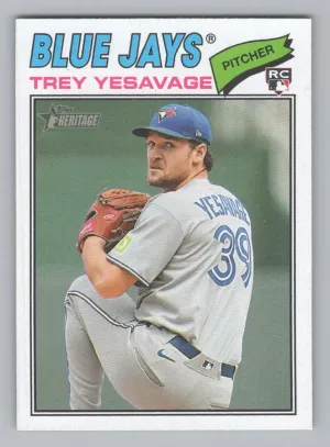 Trey Yesavage RC 2026 Topps Heritage Toronto Blue Jays