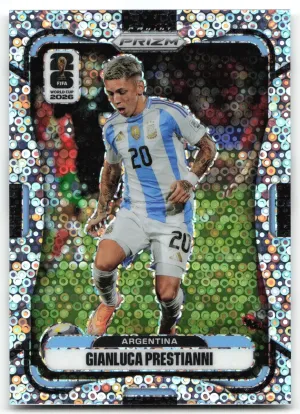 Gianluca Prestianni 2026 Panini Prizm FIFA World Cup Disco Prizm Argentina