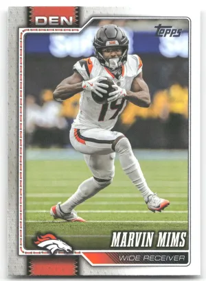 Marvin Mims 2026 Topps Flagship Denver Broncos