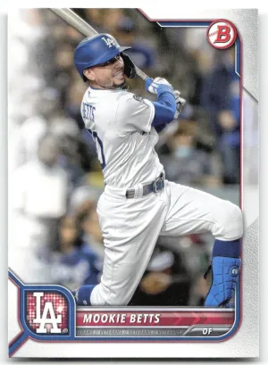 Mookie Betts 2022 Bowman Los Angeles Dodgers