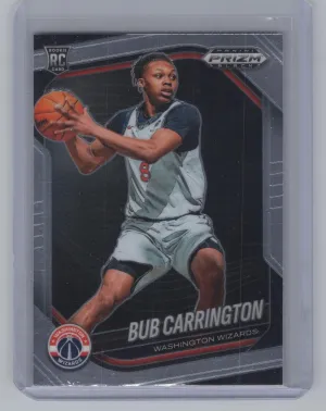 Bub Carrington 2024-25 Panini Prizm Black Washington Wizards