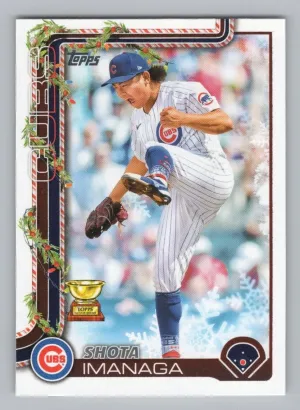 Shota Imanaga 2025 Topps Holiday Cubs