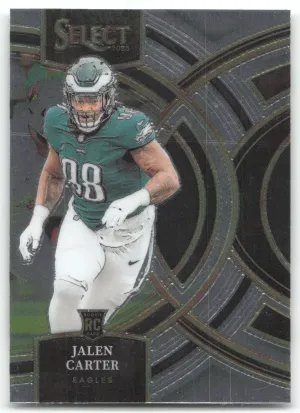 Jalen Carter Rookie 2023 Panini Select Philadelphia Eagles