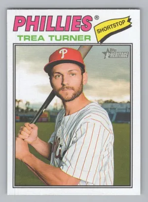 Trea Turner 2026 Topps Heritage Philadelphia Phillies