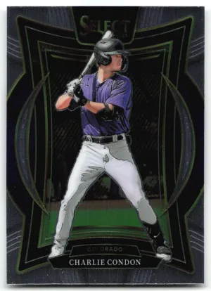 Charlie Condon 2025 Panini Select Colorado Rockies