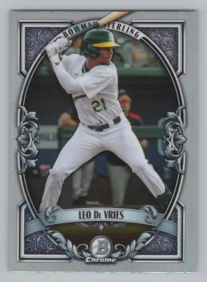 Leo De Vries 2026 Bowman Bowman Sterling Athletics
