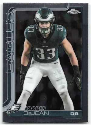 Cooper DeJean 2025 Topps Chrome Philadelphia Eagles