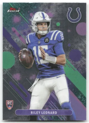 Riley Leonard Rookie 2025 Finest Indianapolis Colts