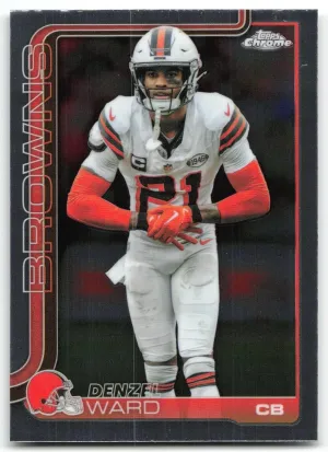 Denzel Ward 2025 Topps Chrome Cleveland Browns