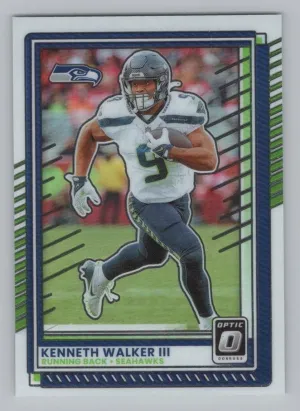 Kenneth Walker III 2025 Donruss Optic Seattle Seahawks