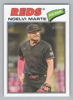 Noelvi Marte 2026 Topps Heritage Cincinnati Reds