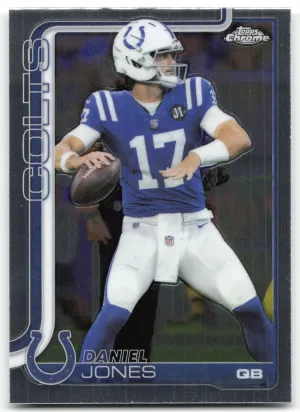 Daniel Jones 2025 Topps Chrome Indianapolis Colts