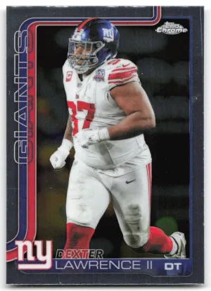 Dexter Lawrence II 2025 Topps Chrome New York Giants