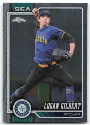 Logan Gilbert 2026 Topps Chrome Seattle Mariners