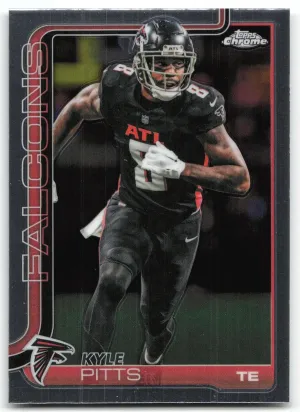 Kyle Pitts 2025 Topps Chrome Atlanta Falcons