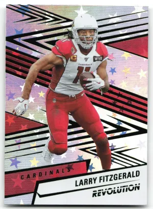 Larry Fitzgerald 2025 Panini Revolution Green Astro #/699 Arizona Cardinals