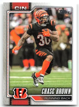 Chase Brown 2026 Topps Flagship Cincinnati Bengals