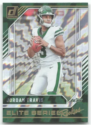 Jordan Travis 2024 Donruss Elite Series Rookies New York Jets
