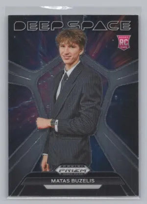 Matas Buzelis Rookie 2024 Panini Prizm Draft Picks Deep Space