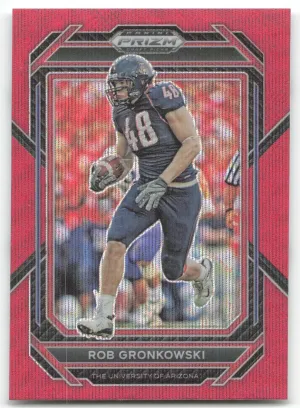 Rob Gronkowski 2023 Panini Prizm Draft Picks Prizms Ruby Wave Wildcats