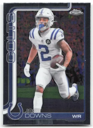 Josh Downs 2025 Topps Chrome Indianapolis Colts