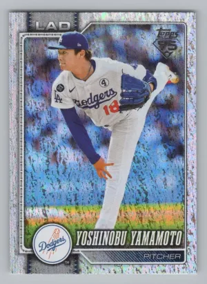 Yoshinobu Yamamoto 2026 Topps Holo Foil Dodgers