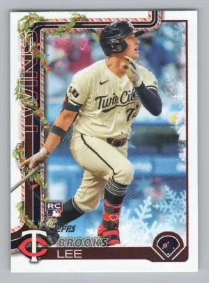 Brooks Lee RC 2025 Topps Holiday Twins