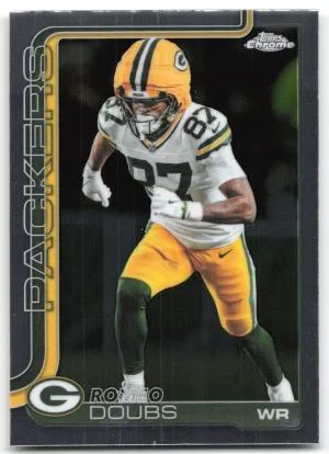 Romeo Doubs 2025 Topps Chrome Green Bay Packers