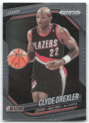 Clyde Drexler 2024-25 Panini Prizm Black Portland Trail Blazers