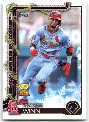 Masyn Winn 2025 Topps Holiday St. Louis Cardinals