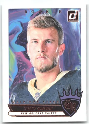 Tyler Shough 2025 Donruss Rookie Gridiron Kings New Orleans Saints