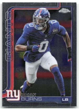 Brian Burns 2025 Topps Chrome New York Giants