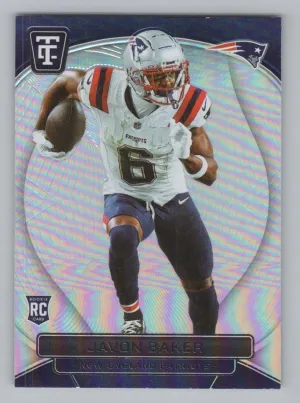 Javon Baker RC 2024 Panini Totally Certified Mirror Patriots