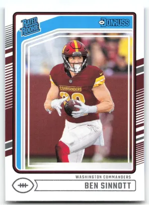 Ben Sinnott RC 2024 Donruss Commanders