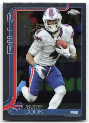 James Cook 2025 Topps Chrome Buffalo Bills
