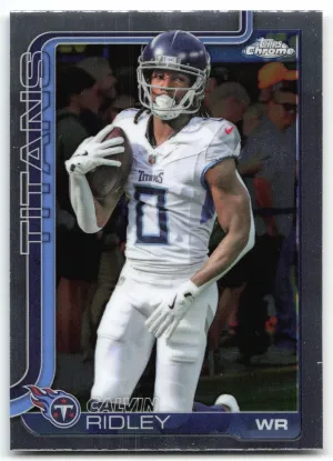 Calvin Ridley 2025 Topps Chrome Tennessee Titans