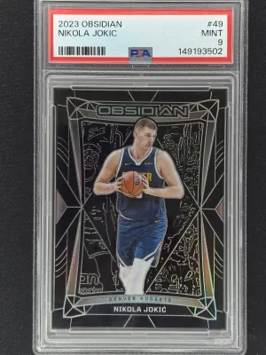 Nikola Jokic 2023-24 Panini Obsidian PSA 9 Denver Nuggets