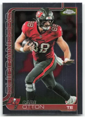 Cade Otton 2025 Topps Chrome Tampa Bay Buccaneers
