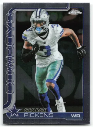 George Pickens 2025 Topps Chrome Dallas Cowboys