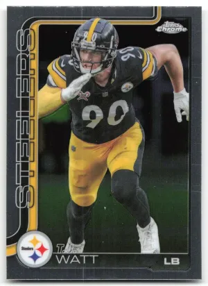 T.J. Watt 2025 Topps Chrome Pittsburgh Steelers