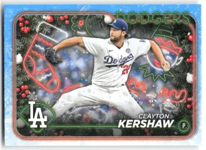 Clayton Kershaw 2024 Topps Holiday Los Angeles Dodgers