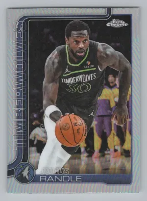 Julius Randle 2025-26 Topps Chrome Refractor Minnesota Timberwolves