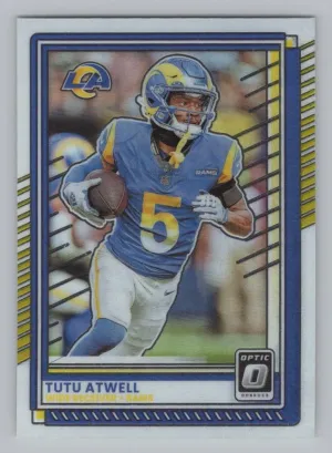 Tutu Atwell 2025 Donruss Optic Los Angeles Rams