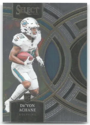 De'Von Achane Rookie 2023 Panini Select Miami Dolphins