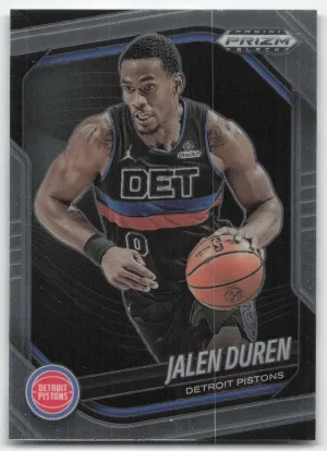 Jalen Duren 2024-25 Panini Prizm Black Detroit Pistons