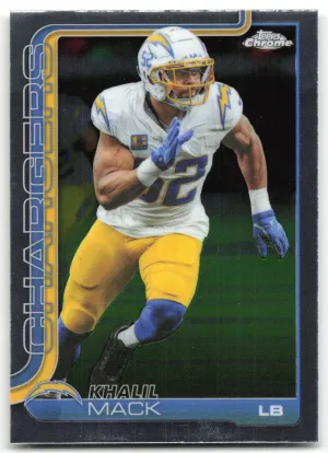 Khalil Mack 2025 Topps Chrome Los Angeles Chargers